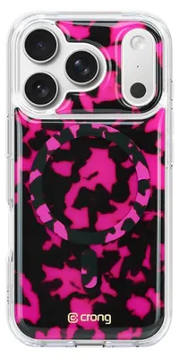 Produktbild von Crong CRGDLMIP1763PPTO, Cover, Apple, Apple iPhone 17 Pro, Transparent, Pink, Schwarz