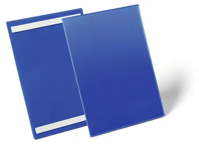 Produktbild von DURABLE Kennzeichnungstaschen selbstklebend A4 hoch, dunkelblau