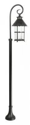 Obrázek produktu pro Retro 166 cm venkovní stojací lampa 1xE27 černá IP23 SU-MA Toledo K 5002/1/R