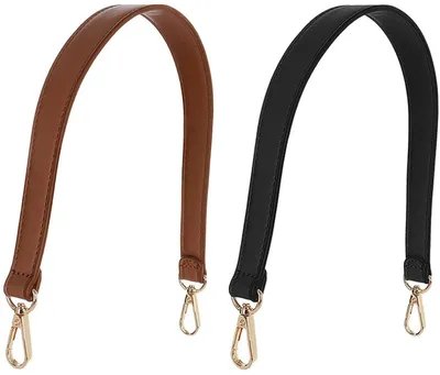 Solidchoice - Schultergurte 2 Stück - Ersatzschultergurte - DIY Taschenzubehör - Einfache Schulterriemen - PU/Legierung - 48