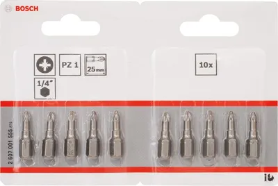Produktbild von Schrauberbit Extra-Hart PZ 1, 25 mm, 10er-Pack