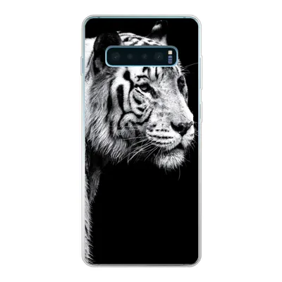 Produktbild von MuchoWow® Handyhülle Schutzhülle Hülle für Samsung Galaxy S10 Lite Tiger - Wilde Tiere - Licht Silikon Softcase Handy Hülle - Schutz
