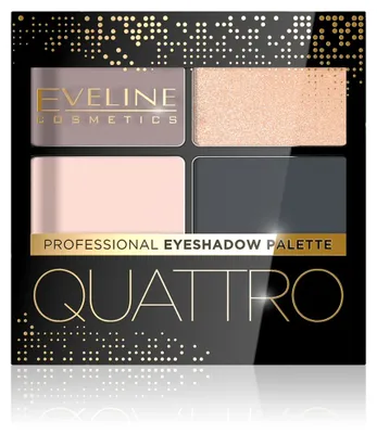 Produktbild von Eveline Cosmetics Quattro Professional Paletka cieni do powiek 02, 3,2 g