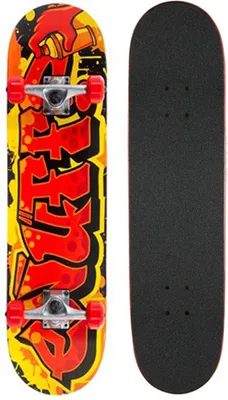Produktbild von 29'' (73,7 cm) Enuff Graffiti Mini-Skateboard Gelb / Rot