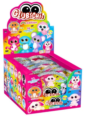 Produktbild von Glubschis Sammelfiguren Rainbow Serie 6 - Glubschi Glitzer Figur - 1 Display (20 Tüten)