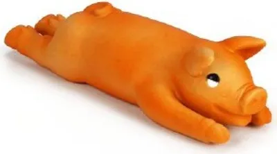 Produktbild von Beeztees Schwein - Hundespielzeug - orange - klein - 35x8x7 cm