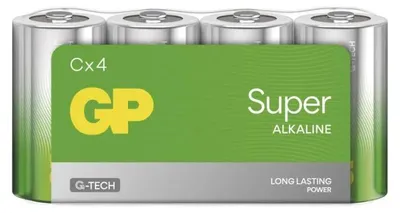 Obrázok produktu pre GP Batteries Super Alkaline GP14A, Batéria na jedno použitie, C, Alkalický, 1,5 V, 4 kusov, -20 - 50 °C