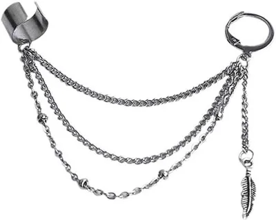 Produktbild von Vintage-Quasten-Ohrmanschette, Crawler, Kletter-Ohrring für Damen, Mädchen, Herr