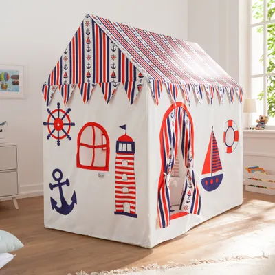 Produktbild von howa XXL Spielhaus Spielzelt 'Sailor' incl. Bodenmatte Baumwolle 8507