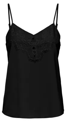 Produktbild von JDY Elegantes Spitzen Top V-Neck Shirt Ärmellos mit Spaghettiträger JDYSISI Größe: S