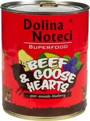 Zdjęcie produktu dla DOLINA NOTECI Superfood z wołowiną i sercami z gęs
