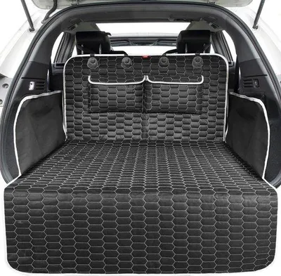 Image de Protection universelle pour le coffre de voiture destinée aux chiens, tapis de coffre pour chiens, couverture de coffre