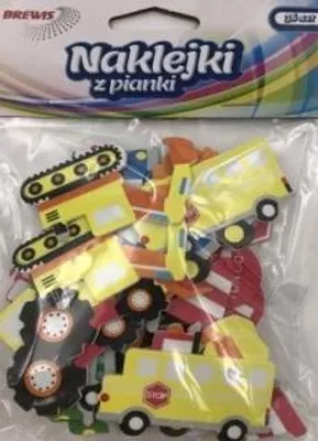 Obrázek produktu pro Pěnové pouliční samolepky 36ks