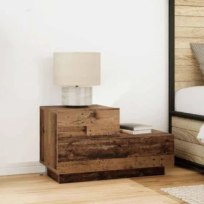 Produktbild von vidaXL Nachttisch Altholz 70 x 36 x 40,5 cm Holzwerkstoff