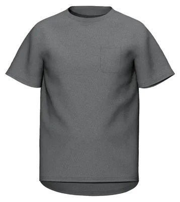 Produktbild von TINEZ T-Shirt KAMISU hellgrau atmungsaktiv leicht Brusttasche Größe XS