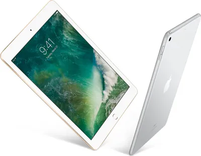Produktbild von Apple iPad , 24,6 cm (9.7"), 2048 x 1536 Pixel, 32 GB, iOS 10, 478 g, Silber