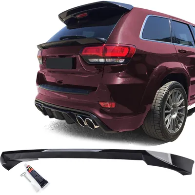 Immagine prodotto di Spoiler posteriore nero per Jeep Grand Cherokee WK2 dal 2014 al 2020
