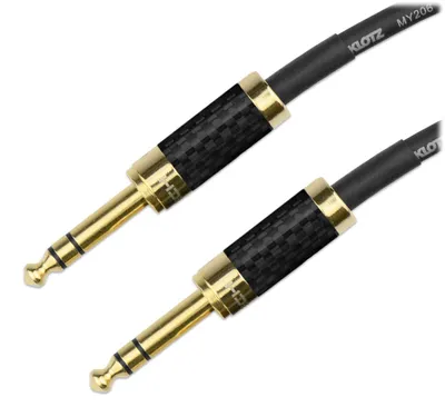 Obrázok produktu pre Klotz Kábel Jack 6,3mm Stereo 8m Pozlátený
