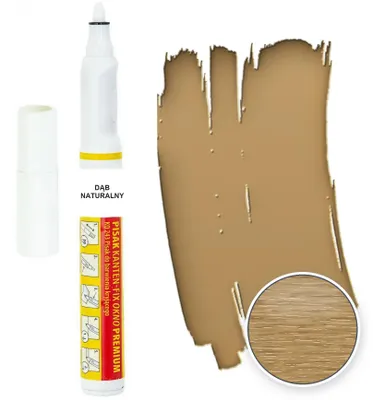 Produktbild von Kanten FIX Helle Natureiche Retuschierstift – Fenster, Türen, Möbel, PVC