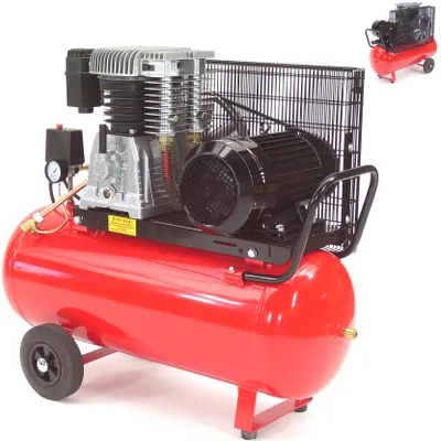 Produktbild von Druckluftkompressor 5,5PS 750/11/90 K28 Werkstattkompressor Kolbenkompressor 4kW