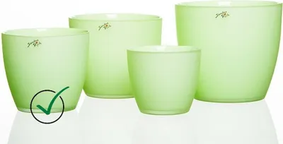 Produktbild von Blumentopf Silk hellgrün 12cm