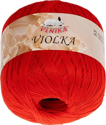 Zdjęcie produktu dla Przędza Violka - 50 g / 285 m - czerwona