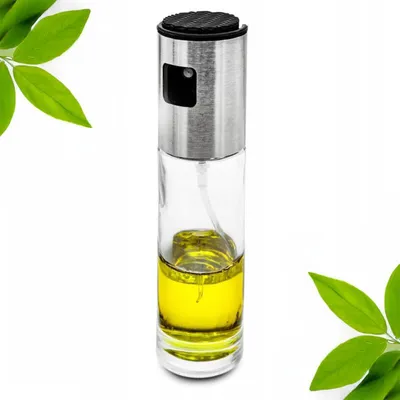 Zdjęcie produktu dla Spryskiwacz do Oleju 100ml Dozownik Pojemnik na Ocet Oliwę Płynne Butelka