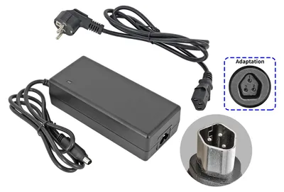 Produktbild von PowerSmart 42V 2A eBike Ladeger?t fš¹r Fischer Viator 4.1i, Viator 5.0i, Viator 6.0i, Terra 5.0i, Terra 5.5i