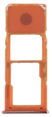 Produktbild von Sim Karten Halter für Samsung Galaxy A20 A30 A50 Orange Card Tray Micro SD