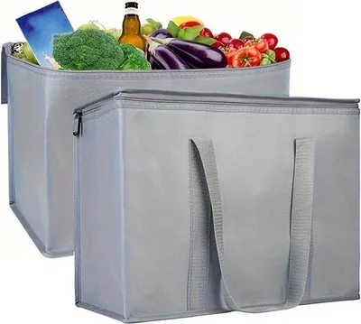 Produktbild von Famanu Kühlbox 30 l - faltbar, grau, 41 x 23 x 33 cm