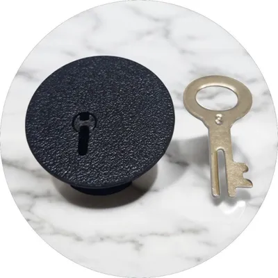 Image de Serrure pour tirelire de 39 mm avec clé n° 3