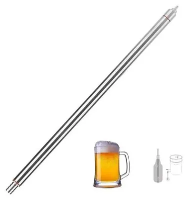 Produktbild von Bierflaschenfüller aus Edelstahl 13,7 Zoll - Thuisbierbrauerei - Lekfreundlich - Reinigungsschutz - Füllgerät