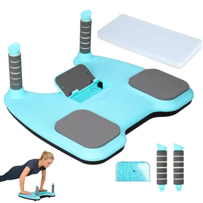 Zdjęcie produktu dla Fitnessboard - Deska do ćwiczeń równowagi - Obrót o 360° - Trening mięśni brzucha i nóg - Powierzchnia gumowa - Antypoślizgowa - Przenośna