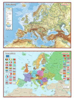 Produktbild von Posterkarten Geographie: Posterkartenset Europa