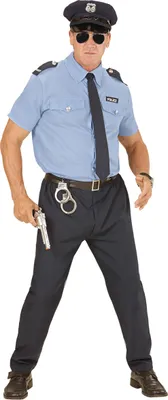 Immagine prodotto di POLICEMAN (camicia, pantaloni, cintura, cravatta, cappello) taglia L