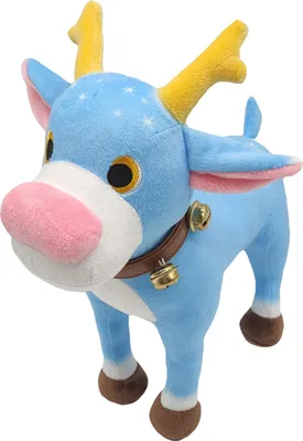 Image de Tiptoe the Reindeer Peluche - Renne bleu, décoration de Noël - Doudou, cadeau & objet de collection