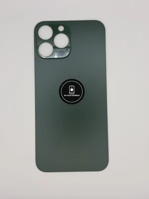 Produktbild von Rückseite Glas für iPhone 13 Pro Grün – Backcover Big Hole inkl. 3M-Kleber