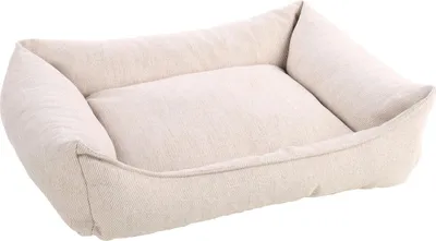 Produktbild von Flamingo Hundebett Baldar rechteckig beige, Maße: 80 x 67 x 22 cm