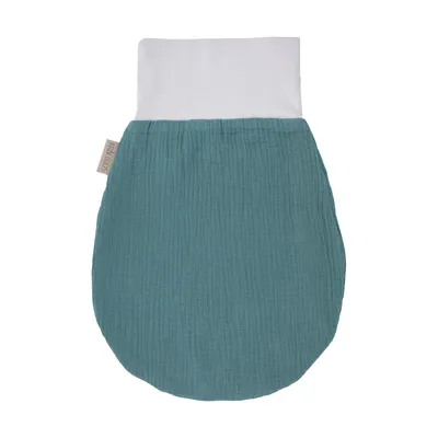 Produktbild von KraftKids Strampelsack Frühling Sommer Musselin nilblau 60 cm lang (6-12 Monate)