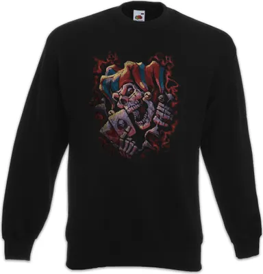 Produktbild von Urban Backwoods Joker Skull II, Sweatshirt, Farbe: Schwarz, Größe: L