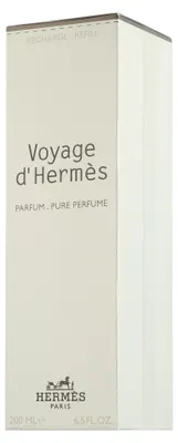 Zdjęcie produktu dla Hermes Voyage d'Hermès, Unisex, 200 ml, Butelka do ponownego użytku, Butelka, Alcohol, Aqua (Water), Parfum (Fragrance), Limonene, Ethylhexyl Methoxycinnamate, Linalool, Butyl..., Francja