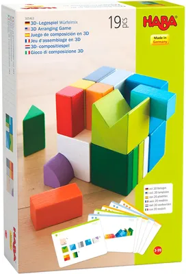 Image de HABA 1305463001 Blocs de construction créatifs mélange de cubes