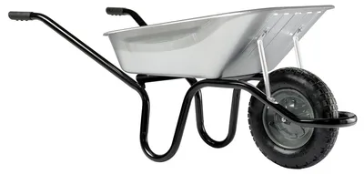 Image de Brouette Aktiv Premium galva roue gonflée 100 L