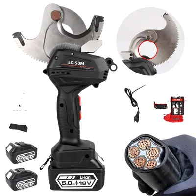 Image de Coupe-câble, moteur sans balais, système à double batterie, 50 m, UE-a