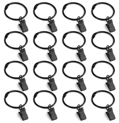 Immagine prodotto di 40 ganci per tende con sistema di bloccaggio