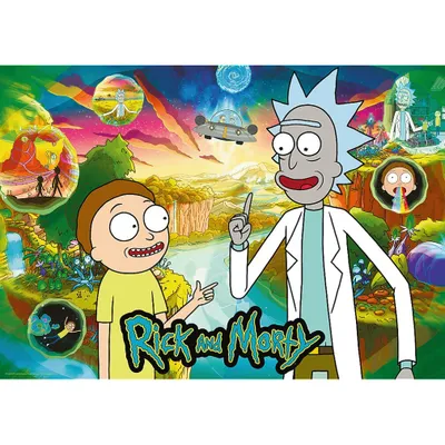 Immagine prodotto di Puzzle TREFL 1000 pezzi Rick e Morty PremPlus 10838