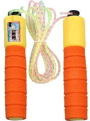 Produktbild von Merco JR 33 Springseil mit Zähler, verstellbare Länge, gelb