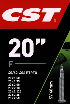 Produktbild von CST 20 SV Schlauch 20 Zoll (40/62-406) Fahrradschlauch