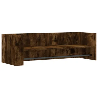 Immagine prodotto di vidaXL Scaffale da parete in rovere fumé 100x35x30,5 cm Materiale a base di legno