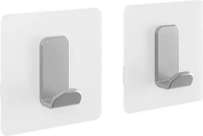 Produktbild von METALTEX 294811000 U-Fix Hafthaken 2er Set 4 x 4 cm